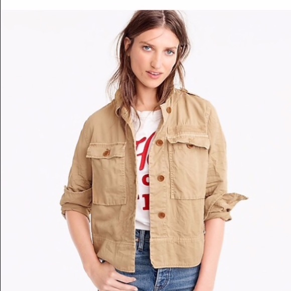 J. Crew Jackets & Blazers - J.Crew Cotton Twill Utility Jacket